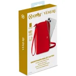 Etui Portefeuille Celly VENERE Etui Portefeuille Universel – Rouge (VENERERD) – Image 3