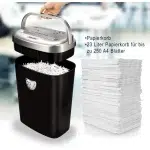 Fellowes 4653101 53C Destructeur De Papier Destruction Croisee 22 Cm Noir – Image 3