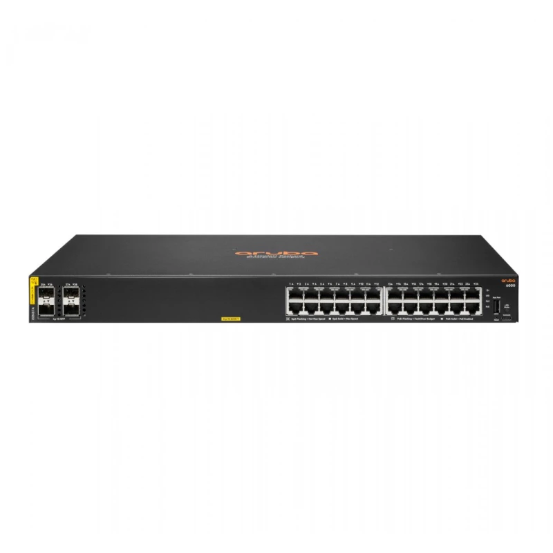 hpe-r8n87a-switch-aruba-6000-24g-cl4-4sfp-370wlinks-solutions-maroc_1.webp Hpe R8N87A Switch Aruba 6000 24G CL4 4SFP 370W – Image 1