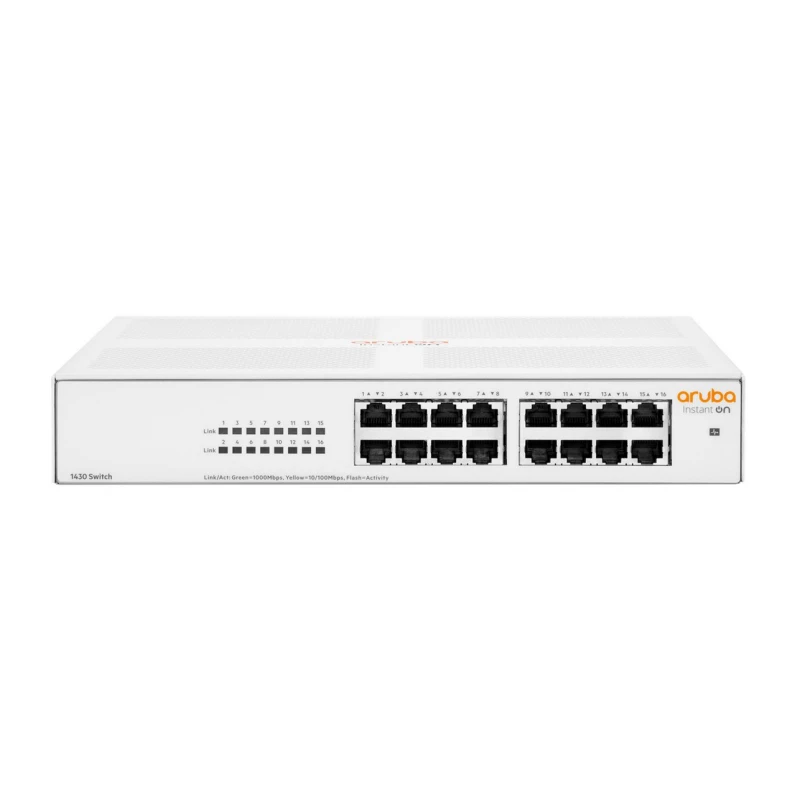 hpe-r8r47a-switch-aruba-instant-on-1430-16glinks-solutions-maroc_1.webp Hpe R8R47A Switch Aruba Instant On 1430 16G – Image 1