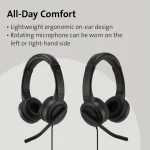 Micro-casque Kensington H1000 USB-C professionnel (K83450WW) – Image 2