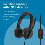 Micro-casque Kensington H1000 USB-C professionnel (K83450WW) – Image 4