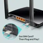 Modem/Routeur Tp-link 4G LTE WiFi N 300 MbpsBbuild-in (TL-MR6400) – Image 4