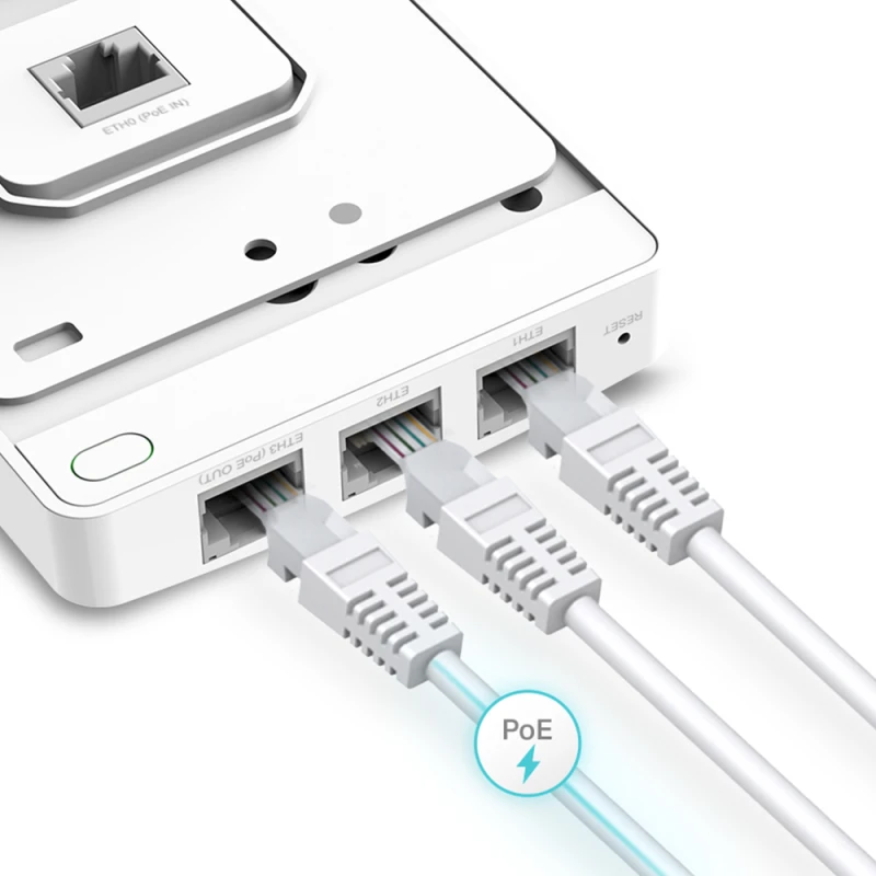 Point d’accès Tp-link WiFi AC1200 mural Omada MU-MIMO Gigabit (EAP235-WALL) – Image 3