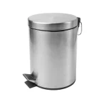 Poubelle à pédale 5L inox pour salle de bain et cuisine (106891) – Image 2