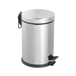 Poubelle à pédale 5L inox pour salle de bain et cuisine (106891) – Image 3
