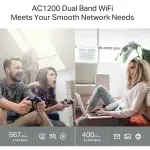 Routeur TP-Link Wi-Fi Archer C64 AC1200 Dual Band 400 Mbps (ARCHERC64) – Image 5