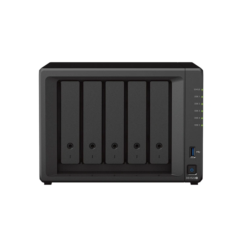 serveur-nas-synology-5-baies-diskstation-ds1522-linksolutions.webp Serveur NAS Synology 5 Baies DiskStation® (DS1522+) – Image 1