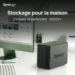 Serveur NAS Synology DiskStation 2 baies Intel Celeron J4125 (DS225+) – Image 8