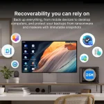 Serveur NAS Synology DiskStation 4 baies Ryzen V1500B (DS925+) – Image 4