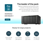Serveur NAS Synology DiskStation 8 baies Ryzen V1500B (DS1825+) – Image 9