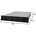 Serveur SAN Synology double contrôleur Xeon D-1521 12 baies (UC3200) – Image 4