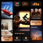 Smart TV Hisense 55 pouces UHD 4K VIDAA (HIS55A6Q) – Image 2