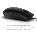 Souris Dell optique MS116 Black (MS116-BK) – Image 4