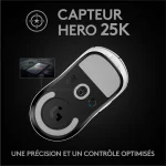 Souris Gaming LOGITECH G PRO X SUPERLIGHT 2 – Sans fil Blanc (910-006639) – Image 8