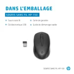 Souris Hp sans fil 150 (2S9L1AA) – Image 6