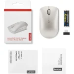 Souris Lenovo 540 USB-C Wireless Mouse compacte – Coloris Sand (GY51D20873) – Image 7