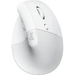Souris Logitech Sans Fil Bluetooth Lift Blanc – Ergonomique (910-006475)