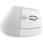 Souris Logitech Sans Fil Bluetooth Lift Blanc – Ergonomique (910-006475) – Image 3
