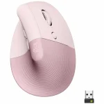 Souris Logitech Sans Fil Bluetooth Lift Rose (910-006478)