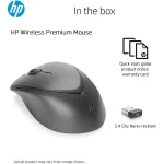 Souris Sans Fil Hp Premium – 2.4 GHz – Noir – 1JR31AA – Image 5