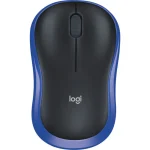 Souris sans fil Logitech M185 Rouge – Souris Wireless 2.4 GHz (910-002237)