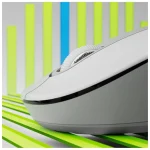 Souris sans fil Logitech M650 Blanc – Bluetooth ergonomique (910-006255) – Image 3