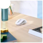 Souris sans fil Logitech M650 Blanc – Bluetooth ergonomique (910-006255) – Image 4