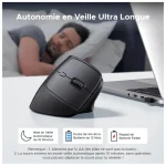 Souris Verticale Sans Fil M571 Ergonomique Noire (55916) – Image 5