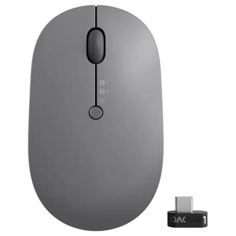 Souris Lenovo Sans Fil Multipériphérique Go Multi-Device – Noir Orage – 4Y51C21217 – Image 1