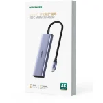 Station d’accueil Ugreen USB-C 6-en-1 4K (20956A) – Image 6