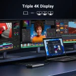 Station d’accueil Ugreen USB-C 8-en-1 HDMI + DP (35625) – Image 3