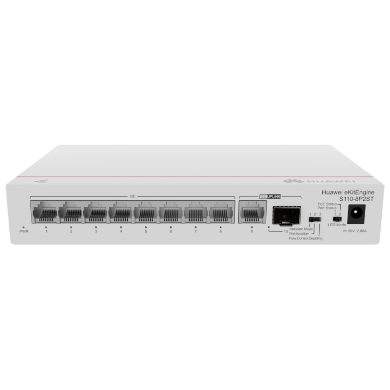 Switch Huawei eKitEngine S110-8P2ST 8 Ports (98012269) – Image 3