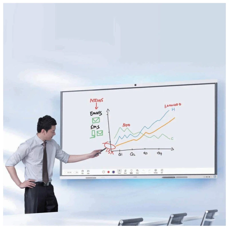 Tableau interactif Huawei Tactile d’affichage IdeaHub Board 3 65″ UHD 4K (55150937) – Image 3