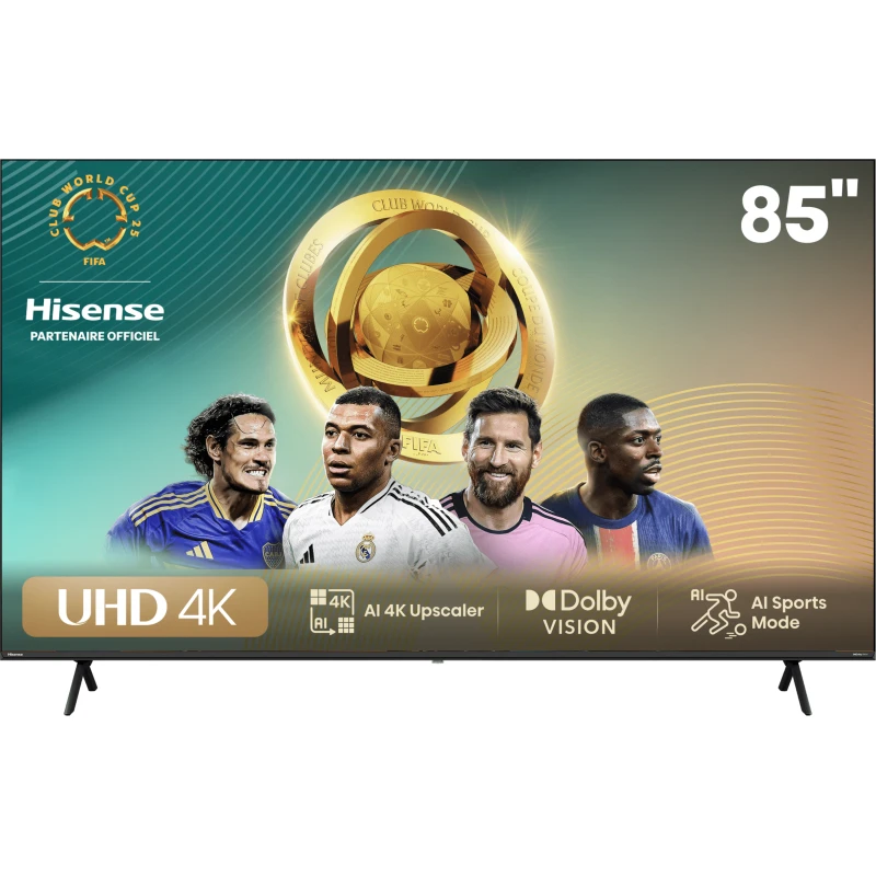 televiseur-hisense-85-pouces-smart-tv-4k-uhd-android-tv-wifi-garantie-24-mois-his85a6n-links-solutions-maroc_1.webp Téléviseur Hisense 85’’ pouces Smart TV 4K UHD – Android TV – WiFi – Garantie 24 mois (HIS85A6N) – Image 1