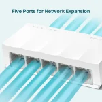 Tp-link LS1005 Commutateur Reseau Non-gere Fast Ethernet (10/100) Blanc – Image 2