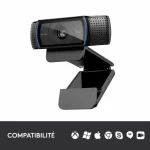 WebCam Logitech HD Pro C920 Refresh avec deux microphones intégrés (960-001055) – Image 2