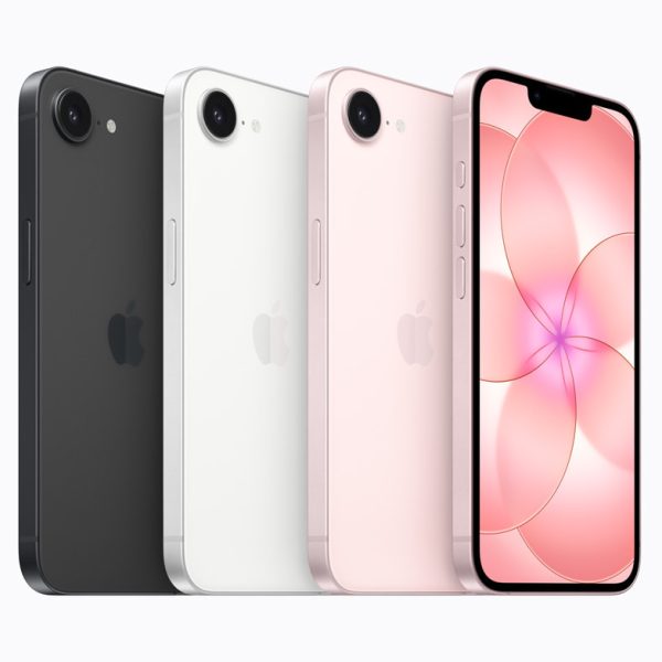 iPhone 17e — gamme de couleurs, visuel officiel Apple