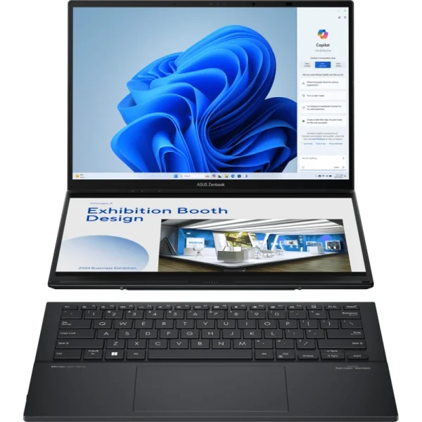 Ordinateur portable Asus ZENBOOK DUO UX8406MA Ultra 7-155H, 14′, 32Go, 1To, Windows 11 Pro (90NB12U1-M00K90)