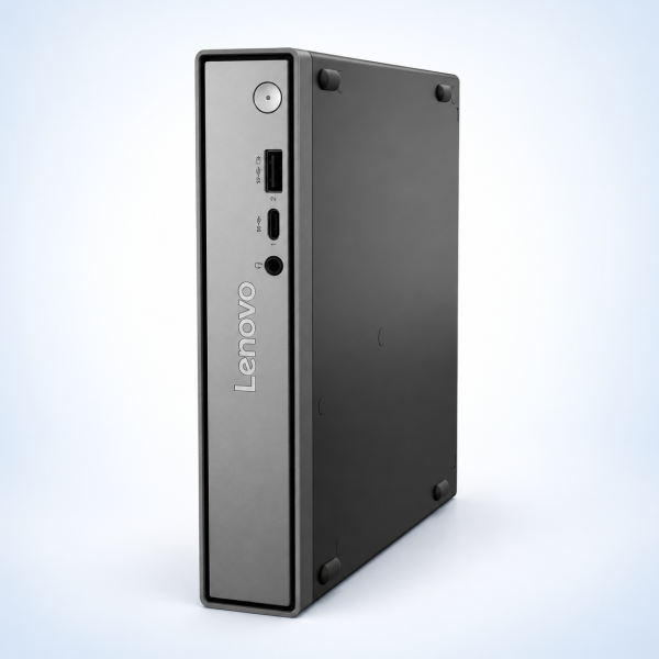 Mini ordinateur Lenovo ThinkCentre neo 50q Gen 5, vue du boîtier