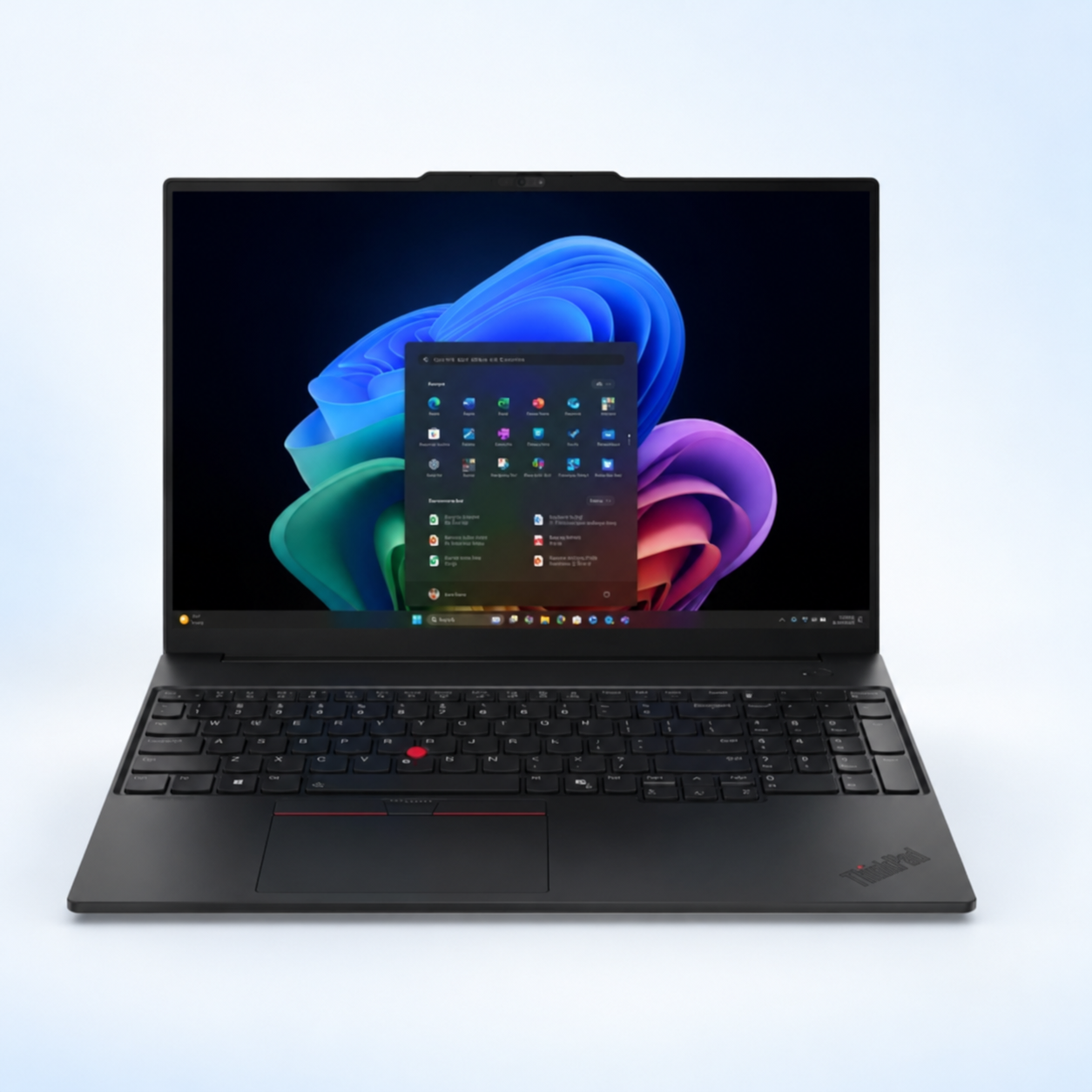 Lenovo ThinkPad E16 Gen 4 21YC002DFE — MICROMAD Ordinateur portable Lenovo ThinkPad E16 Gen 4, vue avec écran ouvert