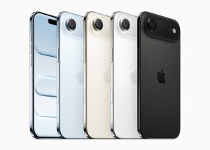 iPhone Air — vue d’ensemble des couleurs ; disponibilité selon les options de la fiche